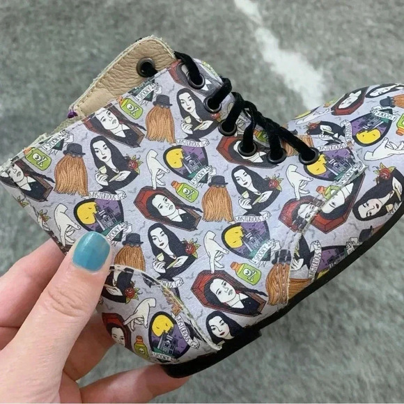 Spellbound Soles Addams Family Boots - Picture 9 of 10